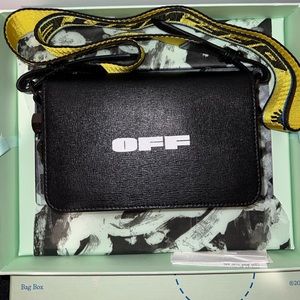 OFF-WHITE FLAP BAG
